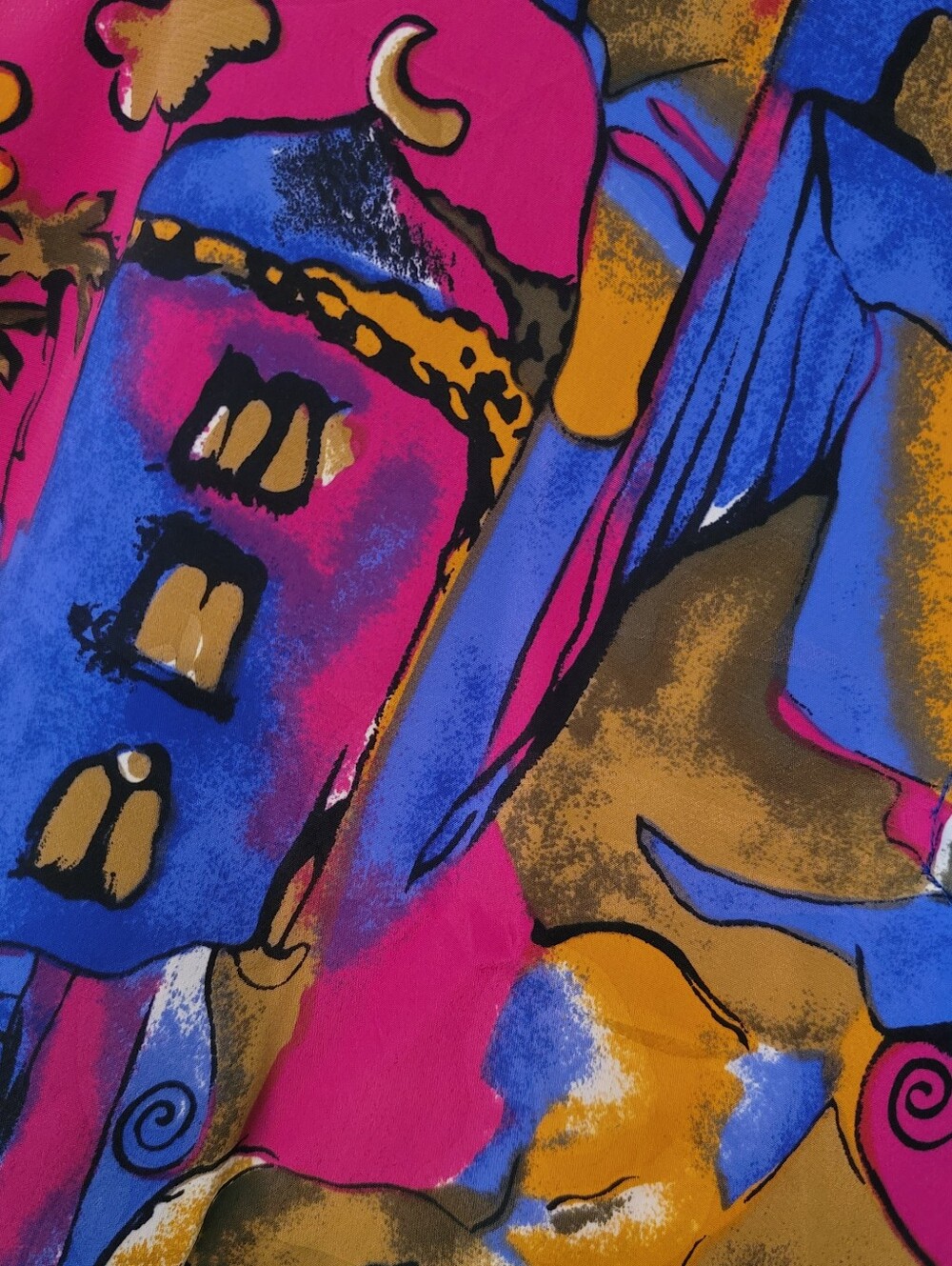 Blousy Abstract Tank - Picture 7 of 7